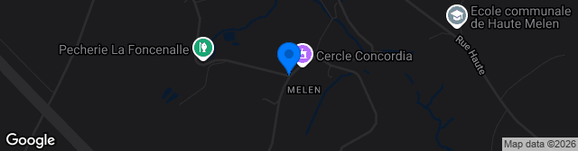 Map showing Terrain de Mélen