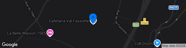 Map showing Stade Communal