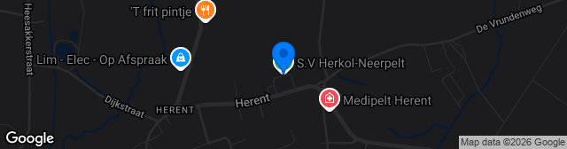 Map showing Terrein SV Herkol Herent 3910 Neerpelt