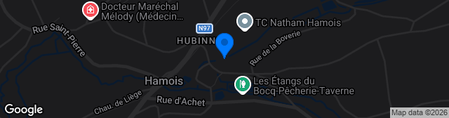Map showing Terrain de Condruzien