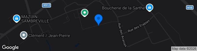 Map showing Stade Arthur Michaux