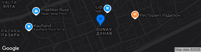Map showing Stadion Dunav