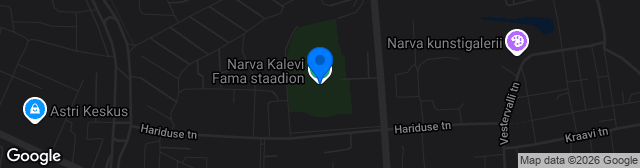 Map showing Kalevi Fana staadion