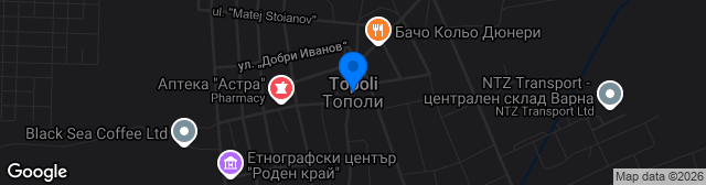 Map showing Stadion Topoli