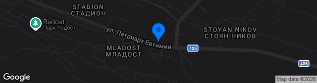 Map showing Stadion Akademik