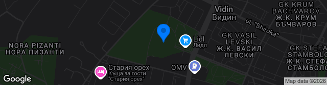 Map showing Stadion Georgi Benkovski