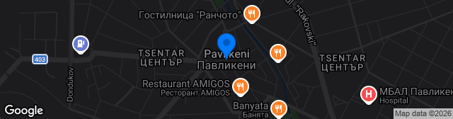 Map showing Stadion Gancho Panov