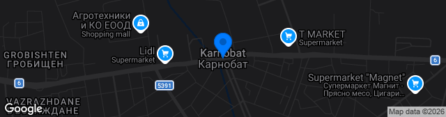 Map showing Gradski stadion