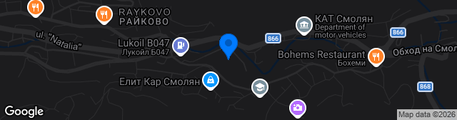 Map showing Stadion Septemvri