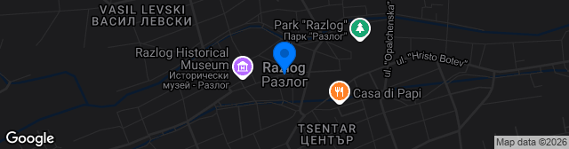 Map showing Stadion Septemvri
