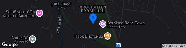 Map showing Stadion Iskar