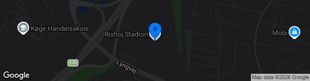 Map showing Rishøj Stadion