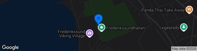 Map showing Frederikssund Stadion