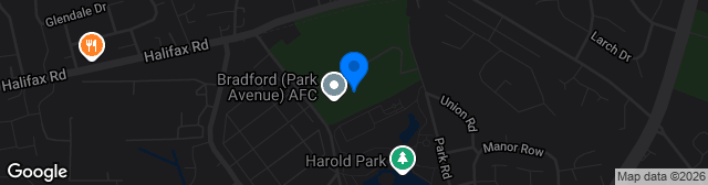 Map showing Horsfall Stadium