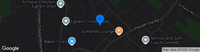 Map showing The Runnymede Stadium