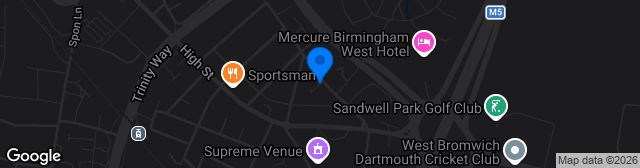 Map showing The Beeches