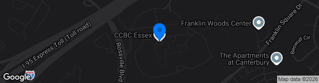 Map showing Essex Community College