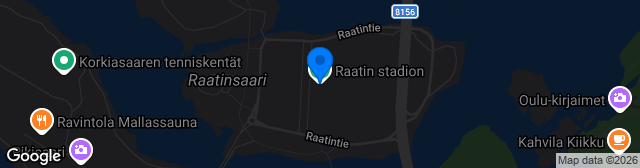 Map showing Raatin stadion