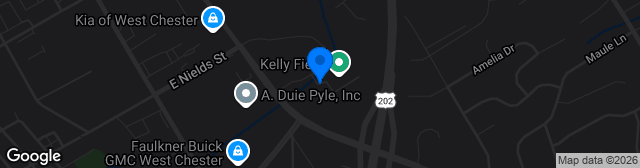 Map showing West Chester United Soccer Club
