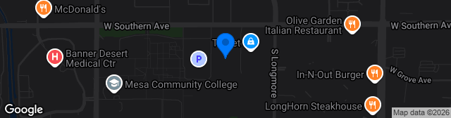 Map showing John D Riggs Stadium
