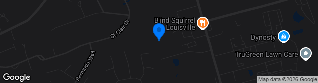 Map showing King Louie's Sports Complex