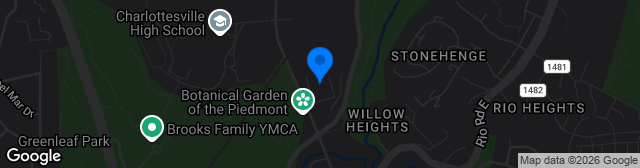 Map showing Charlottesville High School Stadium