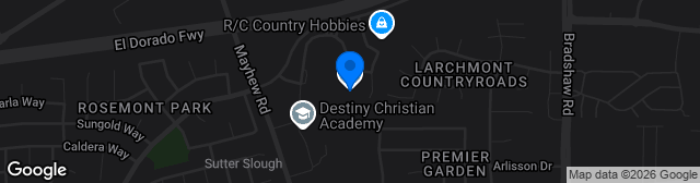 Map showing Capital Christian School Stadium