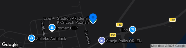 Map showing Stadion Amiki Wronki