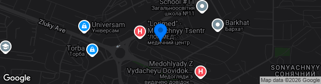 Map showing Stadion Mis'kyj