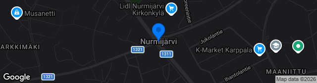 Map showing Klaukkala nurmi