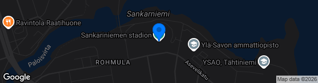 Map showing Sankariniemen kenttä