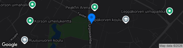 Map showing Kalmuurin Tekonurmi