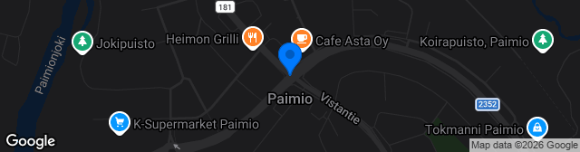 Map showing Paimion KHT Soikka