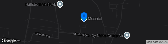 Map showing Mosedal