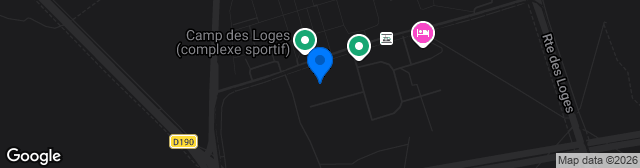 Map showing Stade Municipal Georges Lefèvre
