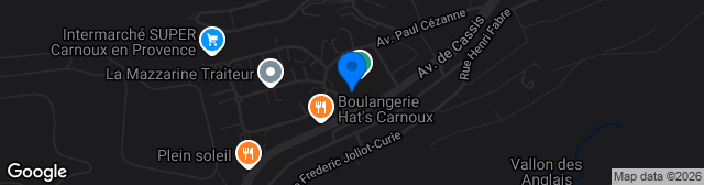 Map showing Stade Marcel Cerdan