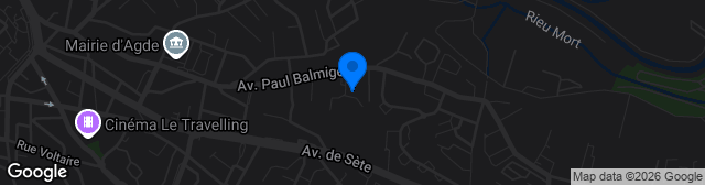 Map showing Stade Louis Sanguin