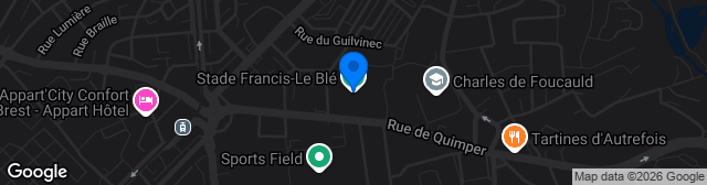 Map showing Stade Francis-Le Blé