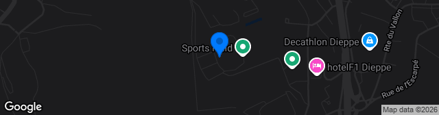 Map showing Stade Jean Dasnias