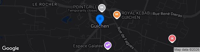 Map showing Stade Charles Gautier