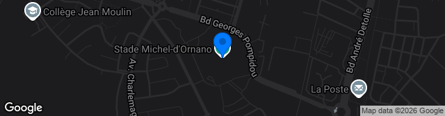 Map showing Stade Michel d'Ornano