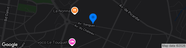 Map showing Stade Gerard Houllier