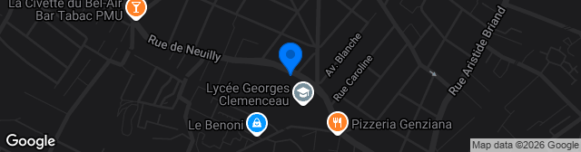 Map showing Stade Georges Pompidou