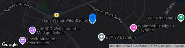 Map showing Hans-Walter-Wild-Stadion