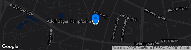Map showing Adolf-Jäger-Kampfbahn