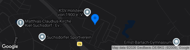 Map showing Citti Fussball Park - Projensdorf (Platz A)