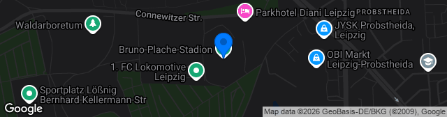 Map showing Bruno-Plache-Stadion