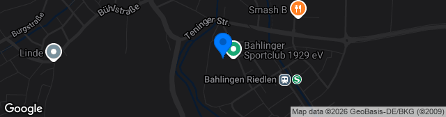 Map showing Kaiserstuhlstadion
