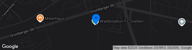 Map showing Waldstadion Gießen