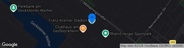 Map showing Franz-Kremer-Stadion